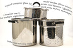 ExcelSteel 12 Qt Multifunction Stainless Steel Pasta Cooker - Image 4