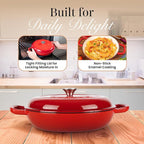Shallow Cast Iron Casserole - Image 8