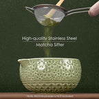 7Pcs Matcha Whisk Set, Matcha Set Whisk and Bowl, Bamboo Scoop, Scoop Rest - Image 4