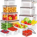 8-Pack Fruit Storage Containers by HelpYouSaveMoreSpace