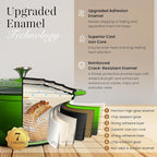 Nuovva Enamelled Cast Iron Dutch Oven Pot - Image 3