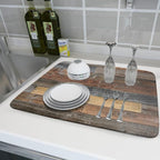Giwawa Wood Grain Dish Drying Mat - Image 6