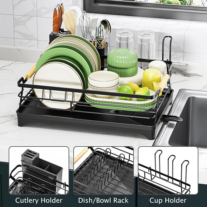 Epicano Dish Drying Rack for Kitchen Counter - Image 3