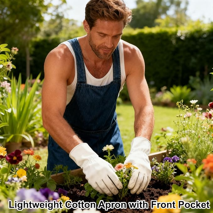 Adult Jour Apron, Lightweight Cotton Apron - Image 4