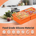 Doasuwish 3-Pack Silicone Freezer Trays - Image 2