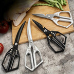 2-Piece Heavy Duty Kitchen Scissors Professional Stainless Steel Meat & Poultry - Image 2
