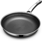 OATOFP Non Stick Frying Pans 12 inch, Hybrid Frying Skillets Nonstick, non by UltimateCookwareDestination