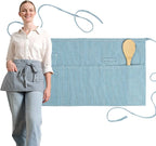 MEEMA Chef Waist Apron Cotton Fabric |Washable & Breathable Waitress & Server by MEEMA
