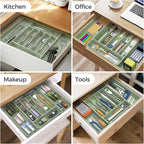 ukeetap Extra Large Expandable Silverware Organizer, BPA-Free Food-Safe Cutlery - Image 8