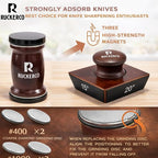 The Original Patented Knife Sharpener Kit, 4 Replaceable Ceramic Grinding Discs - Image 4