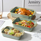 Ceramic Baking Dish Set of 3, Casserole Dishes - Image 6