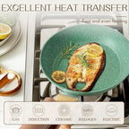Innerwell Nonstick Frying Pan Skillet, 8 Inch Non Stick Egg Pan Omelet Frying - Image 5