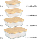 Ribbed Glass Tupperware Set - Image 2
