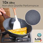 SENSARTE Nonstick Granite Cookware Set, PFOA & PFOS Free, Healthy Non Stick - Image 3
