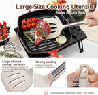 Silicone Cooking Utensils Set, NCUE 35 Pcs Kitchen Utensils Set - Image 4