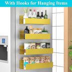 HuggieGems 4 Pack Magnetic Spice Storage Rack Organizer - Image 2