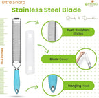 Spring Chef Stainless Steel Lemon Zester Grater - Image 3