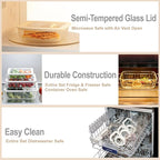 Urban Green Glass Food Container Set - Image 4