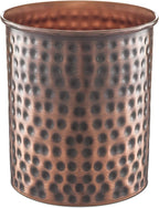 Monarch Abode Kitchen Utensil Holder – Hand Hammered Metal Antique Copper by MonarchAbode