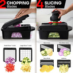 Mueller ULTIMATE 12 Blade Vegetable Chopper, Mandoline Slicer and Spiralizer - Image 4