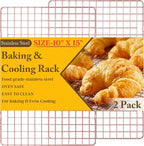 2-Pack Cooling Racks for Cooking and Baking by QukakaHomeCare