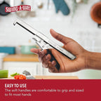 Swing-A-Way Comfort Grip Jar Opener, Adjustable Multifunctional Stainless Steel - Image 5