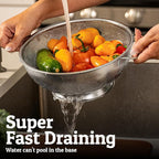PriorityChef Premium 5Qrt Stainless Steel Colander - Image 7