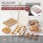 Kikcoin Pots and Pans Set Non Stick 31 Piece Kitchen Nonstick Cooking Cookware - Image 6