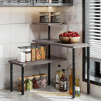Countertop Organizer Organization 3 Tier Kitchen Corner Shelves Adjustable by Dazioter