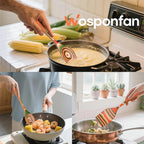 7-Pcs Kitchen Utensils Set –Pakkawood Wooden Spoons - Image 7