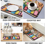 Dish Drying Mat for Kitchen Counter 2 Pack - Image 6
