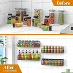 Wall Mounted Spice Rack Organizer, Pantry Door Organizer & Hanging Storage - Image 8