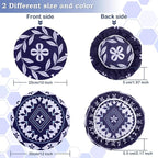 2 Large Reusable Beeswax Bowl Covers - Image 3