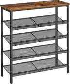 HOOBRO Shoe Rack for Entryway, 5-Tier Shoe Organizer by HOOBRO