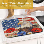 4th of July American Flag Eagle Dish Drying Mat - Image 7
