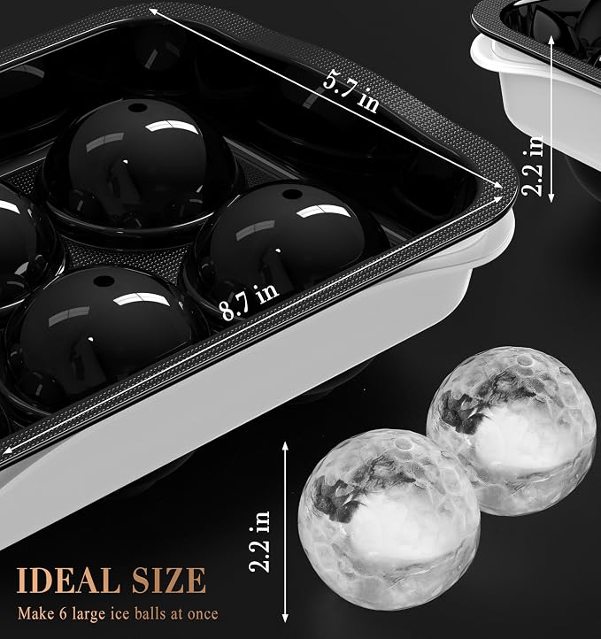 Round Ice Cube Mold with Lid - Image 4