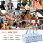 Insulated Casserole Carrier for Hot or Cold Food, Pie Carrier Bag Lunch Bag - Image 7