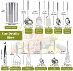 Stainless Steel Kitchen Utensils Set - Image 7