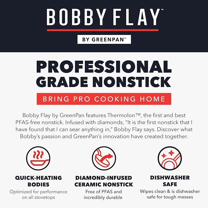 GreenPan x Bobby Flay 2.5QT Nonstick Saucepan - Image 8