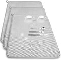 3 Pack Microfiber Dish Drying Mat, 24x17"Highly Absorbent Dish Drainer Mat by Bvrbaory
