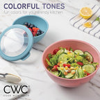 COOK WITH COLOR Mixing Bowls with TPR Lids - Image 3