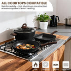 Pots and Pans Set Non Stick, 31 Piece Kitchen Induction Cookware & Bakeware Set - Image 8