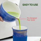 Matcha Whisk Set, Matcha Kit for Ceremony, 480 ML Ceramic Bowl - Image 4