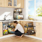 Under Sink Organizer, High Adjustable 2 Tier Under Sink Organizers and Storage - Image 6