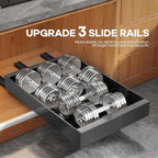 Seinloes 4 Pack Expandable Width Pull Out Cabinet Organizer 21" Deep - Image 5