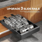 Seinloes 2 Pack Expandable Pull Out Cabinet Organizer 21" Deep - Image 6