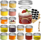 ComSaf Mini Mason Jars Bulk 4oz 16PCS, Regular Mouth Mason Jar - Image 9