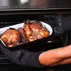 Grill Armor Oven Gloves with Fingers – Extra Long Cuff, 932°F Heat, Fire & Cut - Image 3