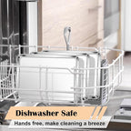 E-far 3 Pack Toaster Oven Trays, 9.4”x7.3” Stainless Steel Small Baking Cookie - Image 5