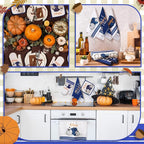 Fanfanwin 10 Pcs Thanksgiving Pumpkin Kitchen Decor Set Kitchen Towels Pot - Image 6